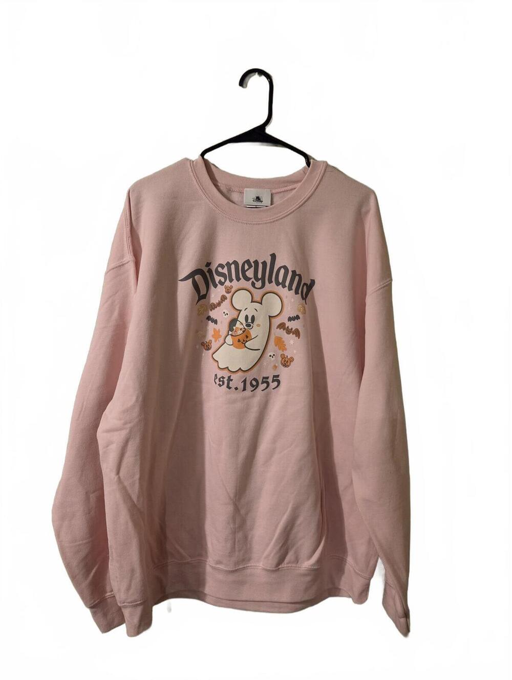 Pink Disneyland Ghost Sweater